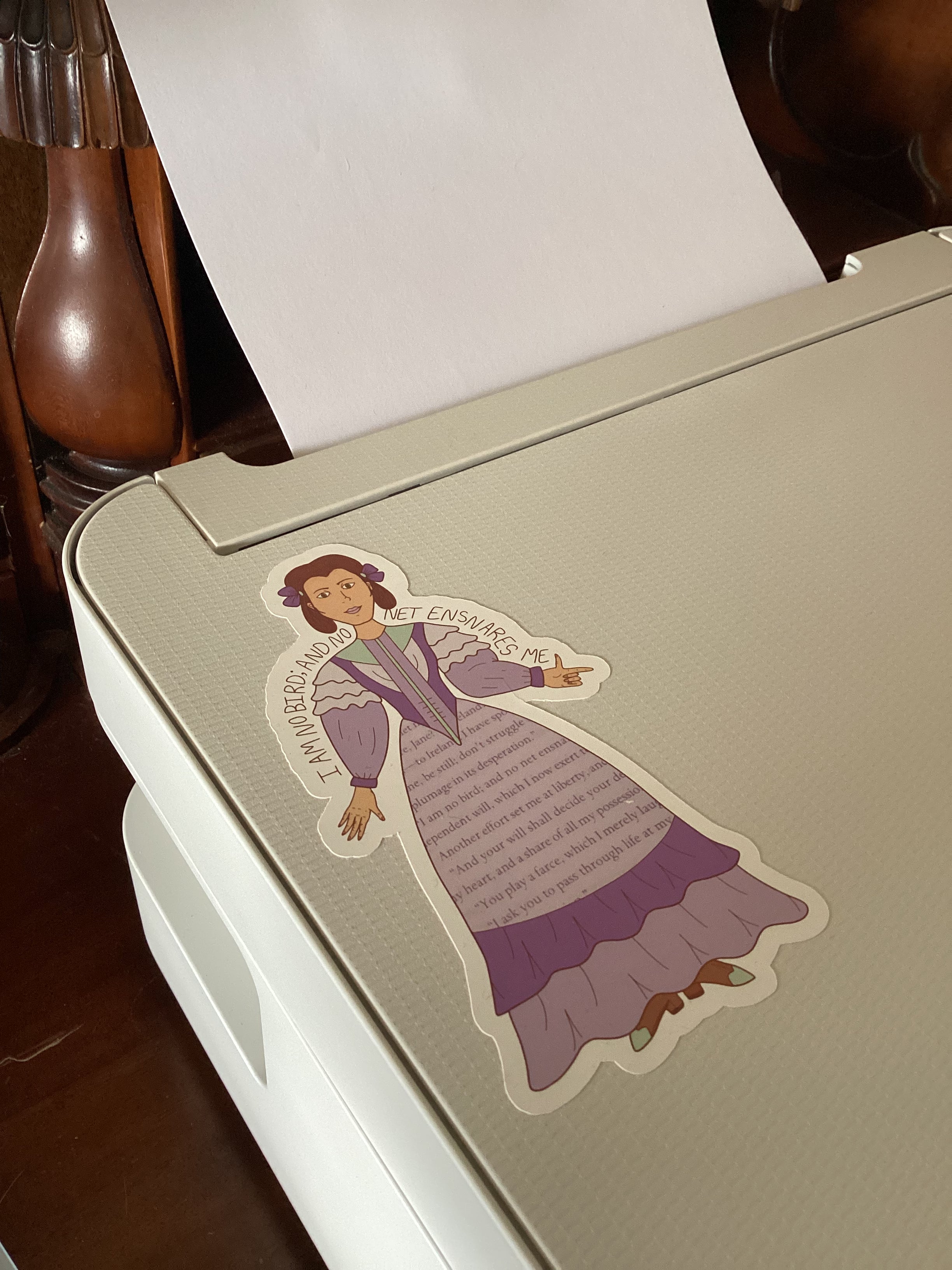 Jane Eyre Ch23 Sticker