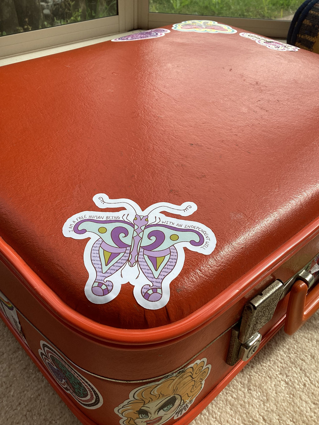 Jane Eyre Moth Sticker