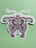 Jane Eyre Moth Sticker